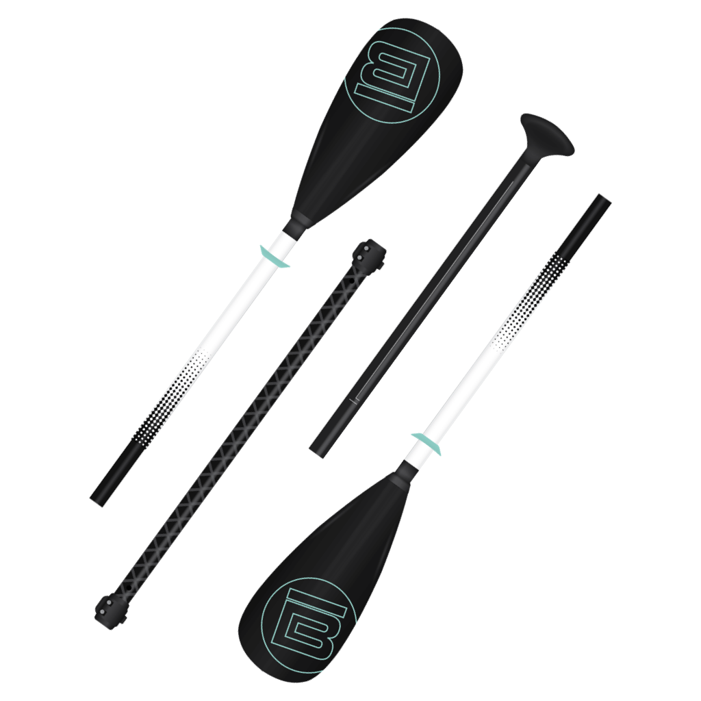 Kids' 4-Piece Adjustable Fiberglass Paddle Set