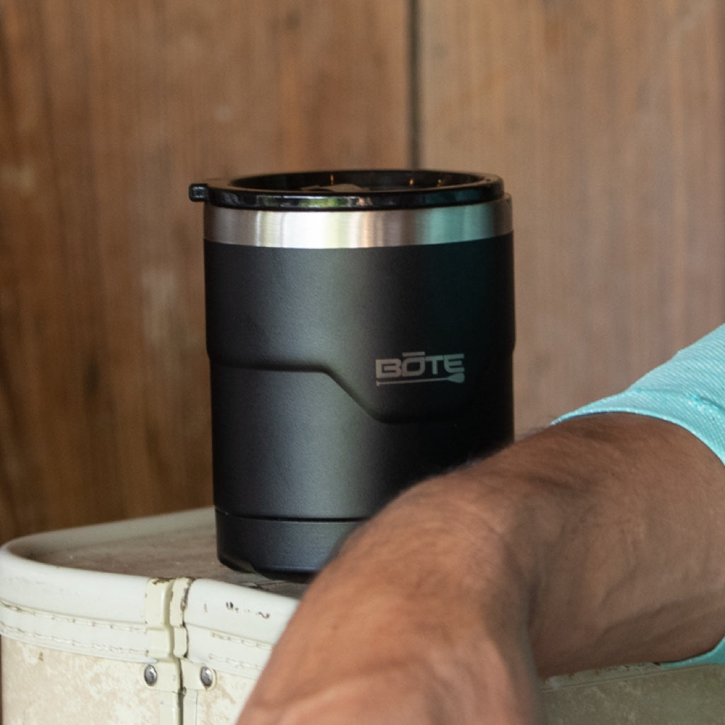 12oz Black MAGNETumbler Lowball Cup with Lid