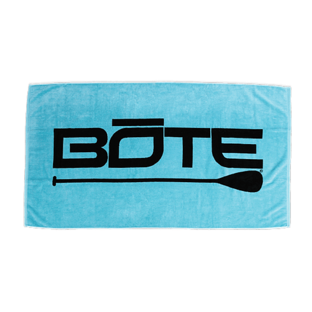 Soft Blue Logo Cotton Towel for Gym & Beach