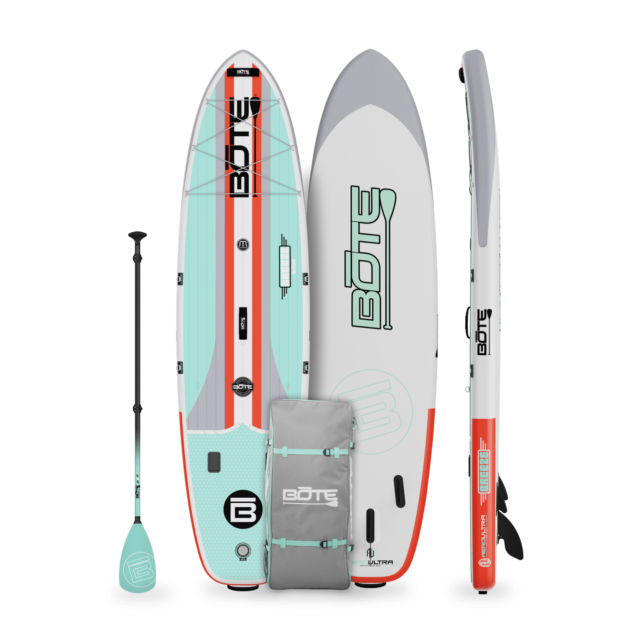 10'6" Breeze Aero Inflatable SUP with Full Trax