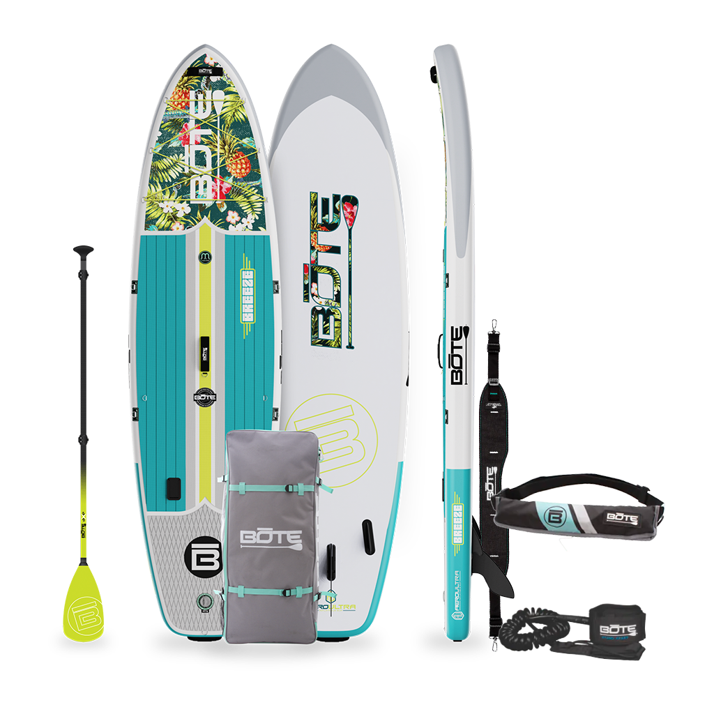 10'6" Native Floral Inflatable SUP Package - Breeze Aero
