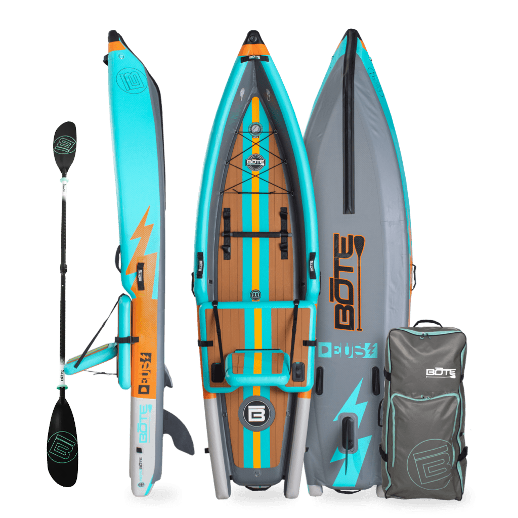 DEUS Aero 11' Inflatable Kayak for Adventurers