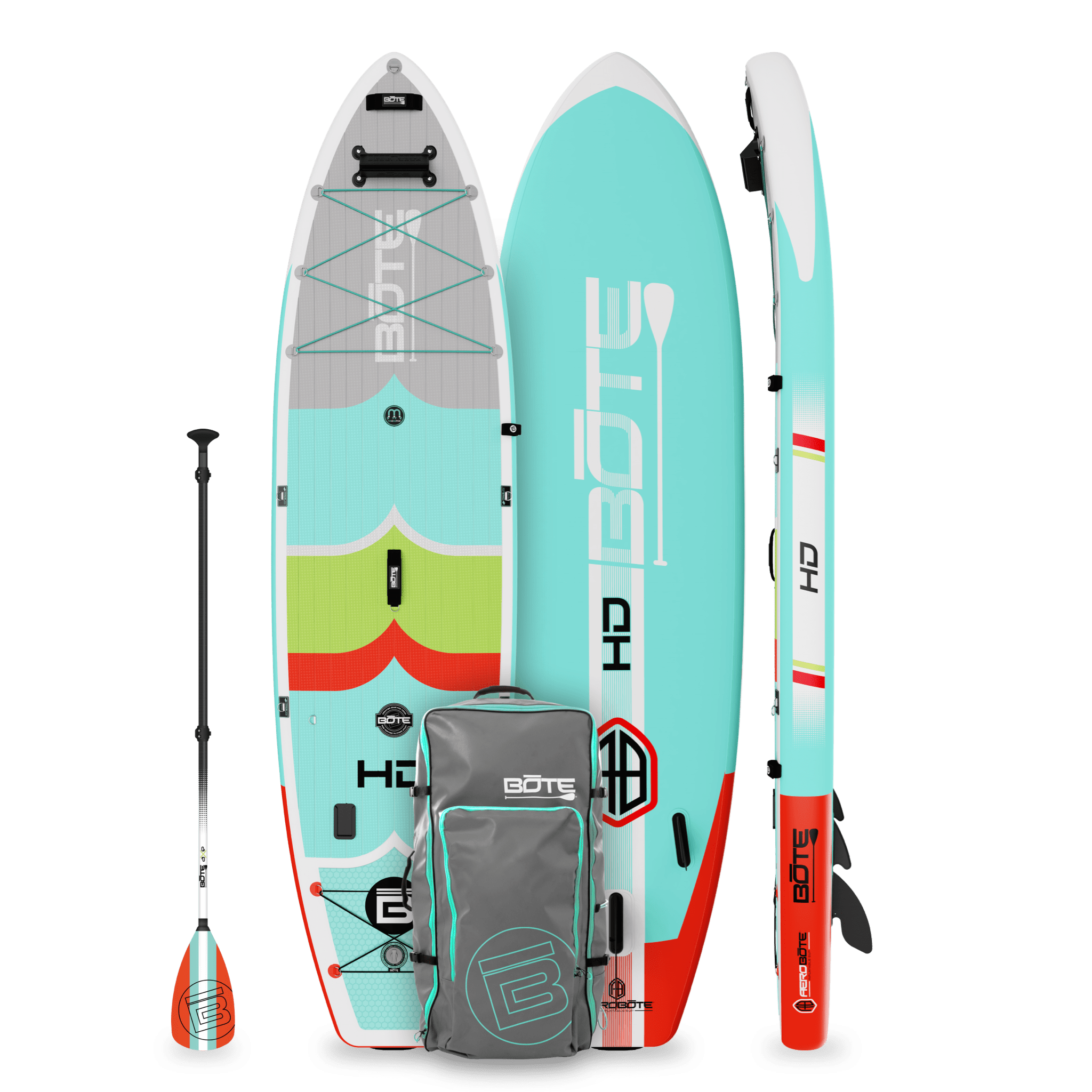 11'6" HD Aero Inflatable SUP – Lime Full Trax Design