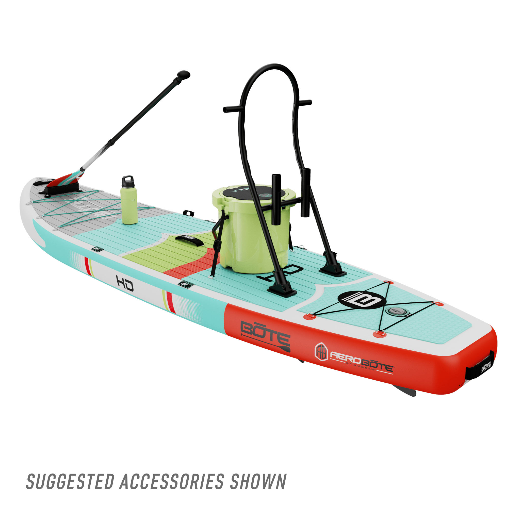 11'6" HD Aero Inflatable SUP – Lime Full Trax Design