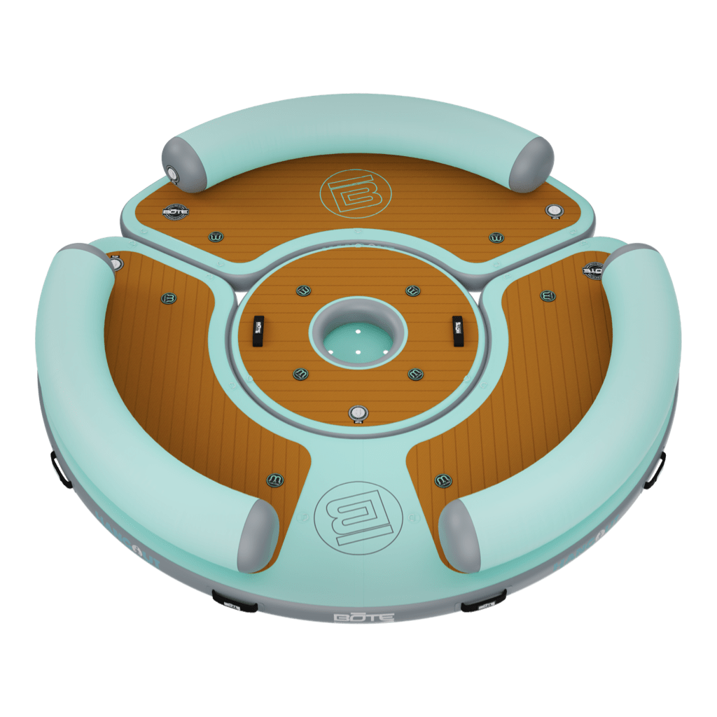 360 Duo Inflatable Dock with Drink Holder