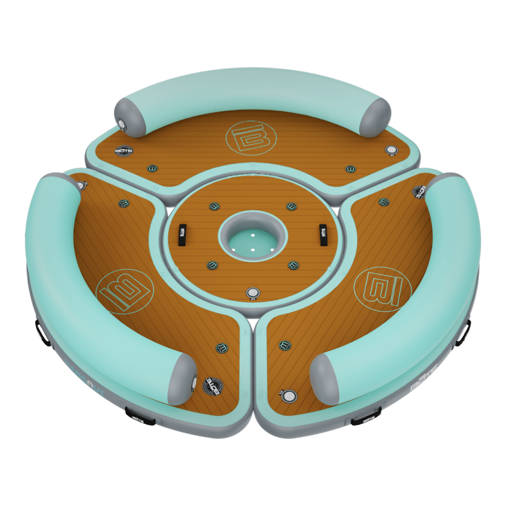 360° Inflatable Dock with Bar for Relaxation