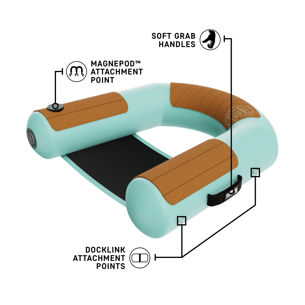 2-Pack Inflatable Sling Chairs for Relaxation