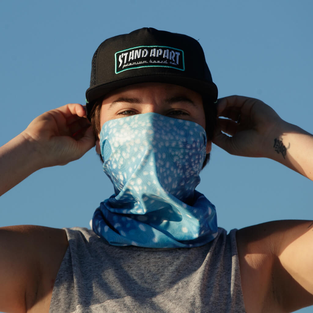 Whale Shark UPF 50+ Neck Gaiter for Sun Protection
