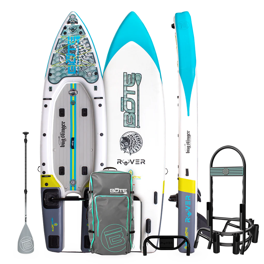 Rover Aero 12'6" Inflatable Skiff with Bug Slinger