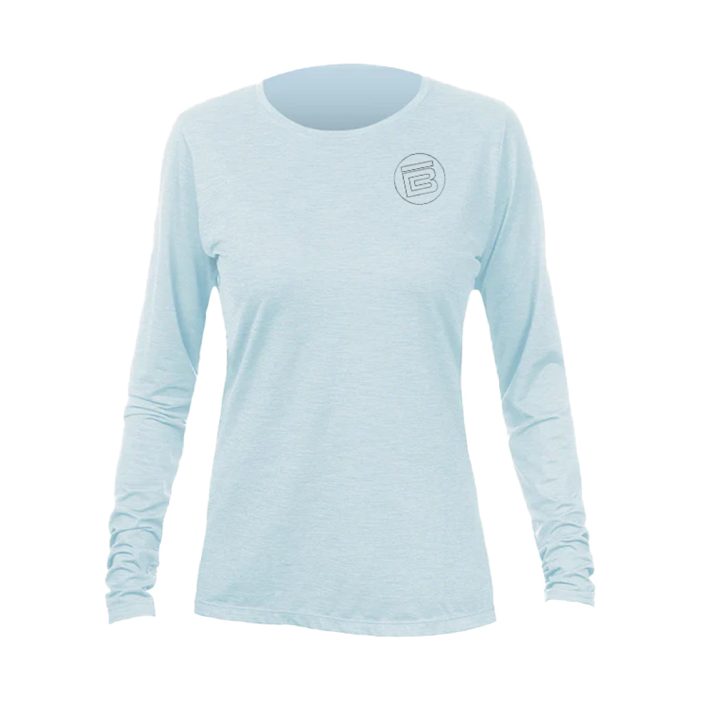 Women's Sky Heathered Breeze Tech Long Sleeve Shirt