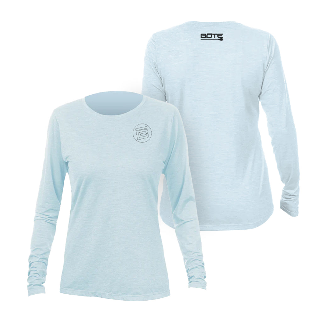 Women's Sky Heathered Breeze Tech Long Sleeve Shirt