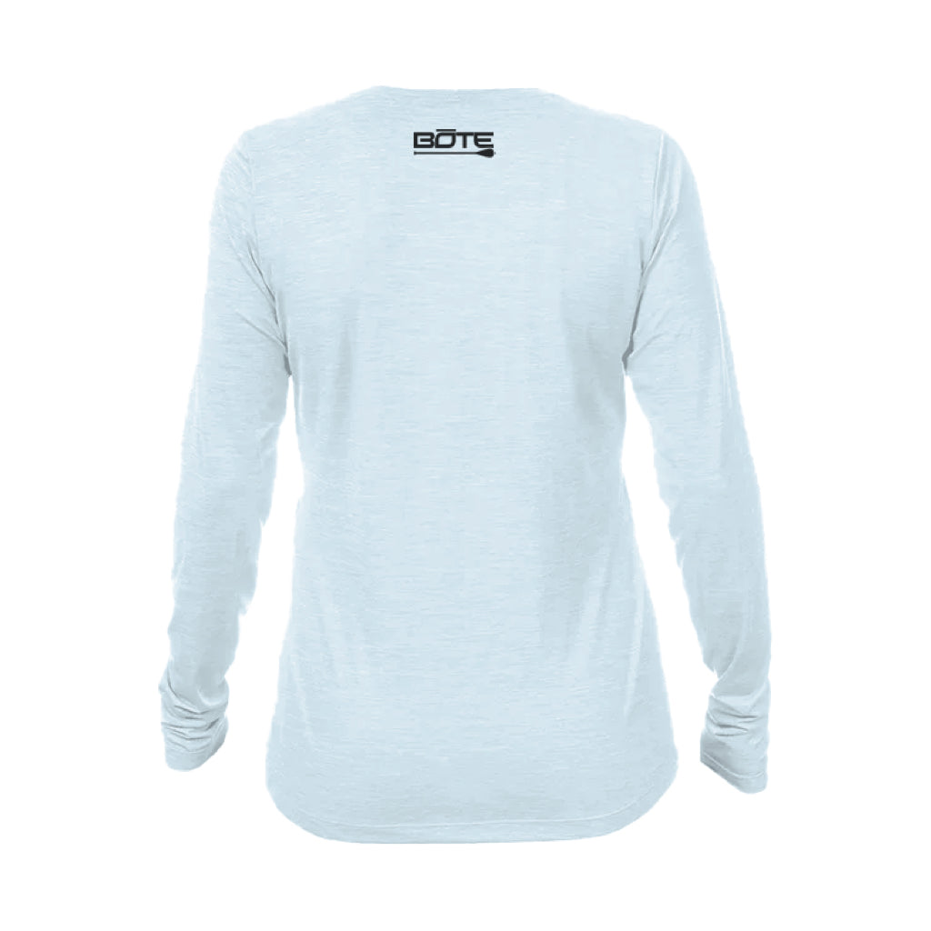 Women's Sky Heathered Breeze Tech Long Sleeve Shirt