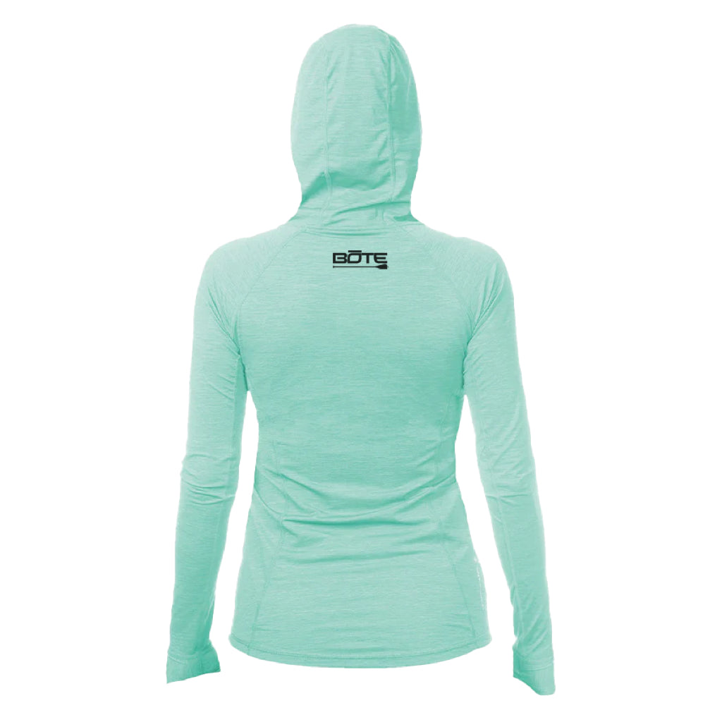 Seafoam Heathered Women's Flight Hoody