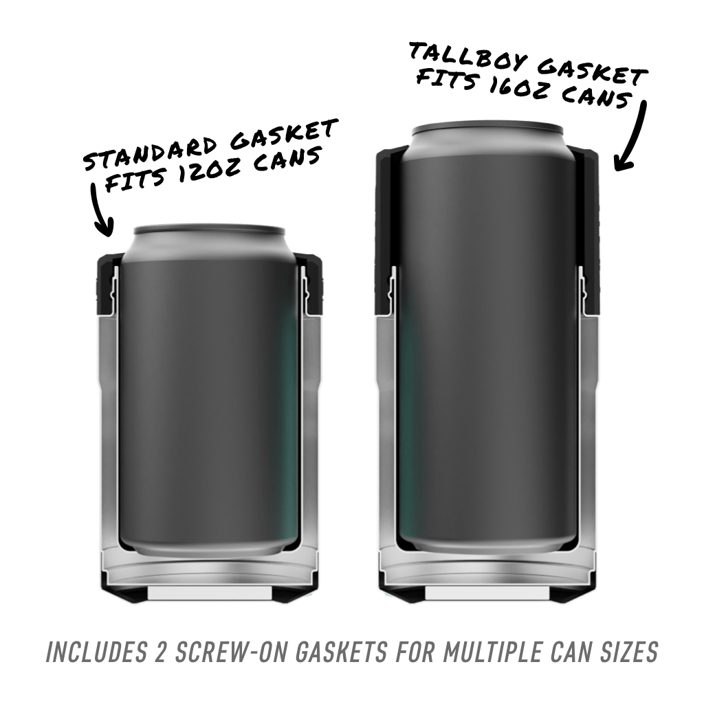 Black MAGNEChill Magnetic Can Cooler for Drinks